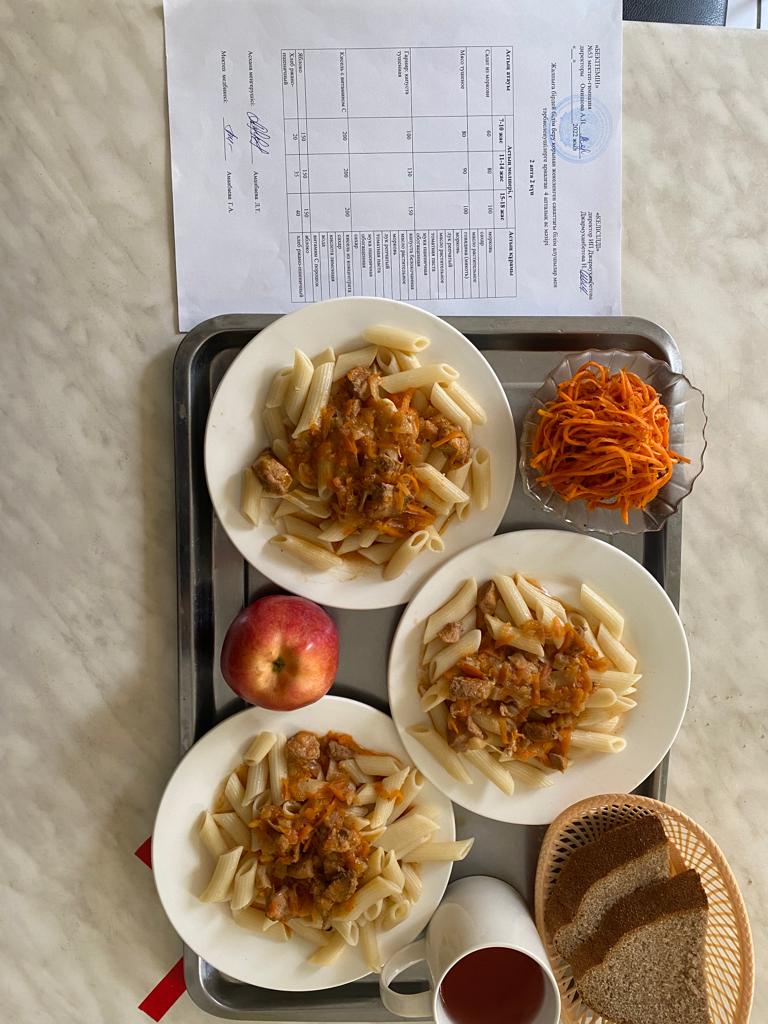 12.04.2022ж күнгі бақылаудағы ас мәзірі