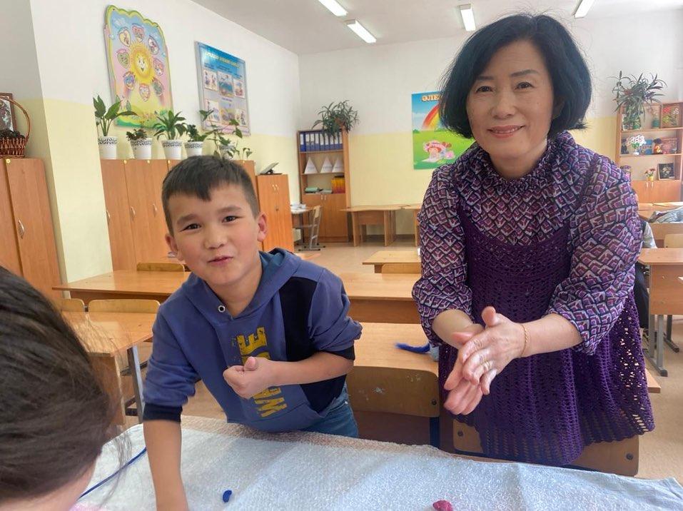 Сурет үйірмесінде жасалған  жұмыстар